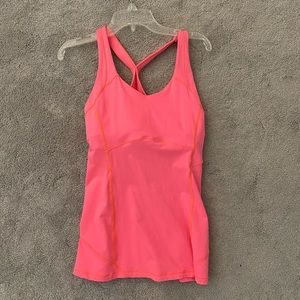 Pink Lululemon tank